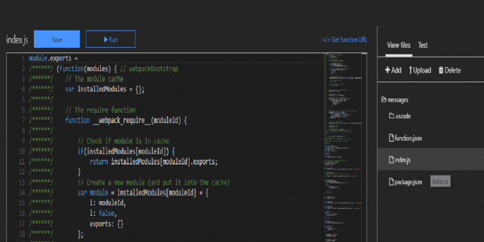 Solving the problem of too much lines of code for a fresh Azure Functions Bot